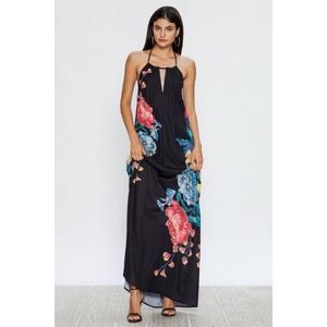 Jasmine Halter Neck Floral Maxi dress